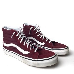 Vans sk8-hi Maroon High-Top
